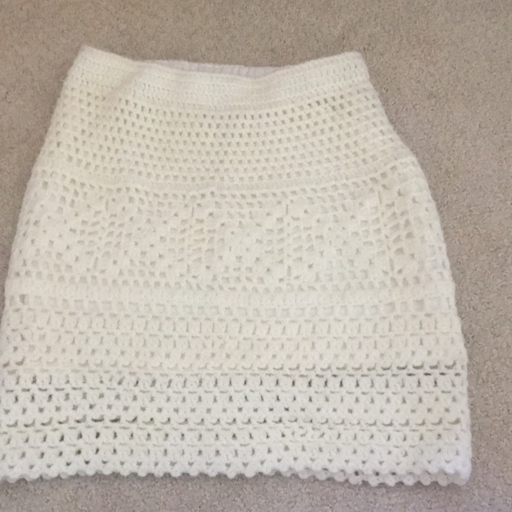 Crochet mini skirt urban outfitters